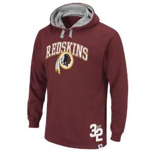   Redskins Mens Go Long Thermal Hooded Sweatshirt: Sports & Outdoors