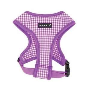  Puppia Baby Checkered Harness A   Purple