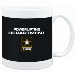Mug Black  DEPARMENT US ARMY Powerlifting  Sports  