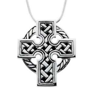  Inspirational Blessings Sterling Silver Celtic Cross 