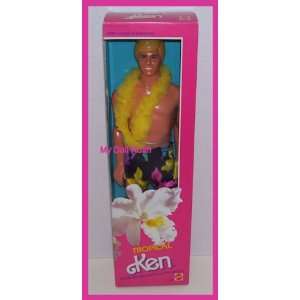  1985 Tropical Ken Barbie Doll Toys & Games