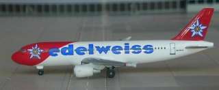 Herpa Edelweiss Airlines A320 1500 Diecast Commercial Aircraft Model 