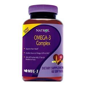  Natrol Omega 3 Softgels, 1000 mg, 300 Count Bottles (Pack 