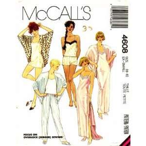  McCalls 4608 Sewing Pattern Misses Sleepwear Size 6   8 