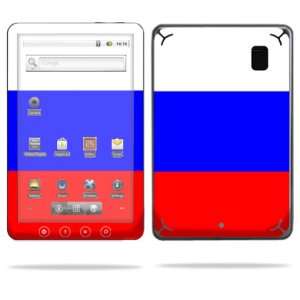   Decal Cover for Coby Kyros MID7012 Tablet Russian Flag: Electronics