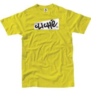  Cliche T Shirt Handwritten Paper [Large] Lemon Sports 