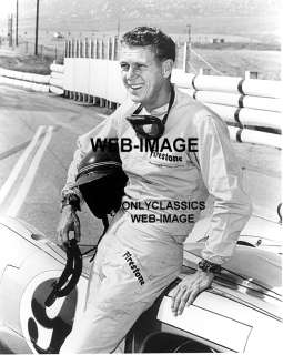 STEVE McQUEEN  LOLA T 70 CAN AM  AUTO RACING PHOTO INDY  