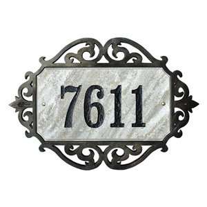  Executive Solid Granite Address Plaques with Swedish Iron 