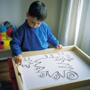 Guidecraft Kids Sand Art Drawing Activity Table Tray  