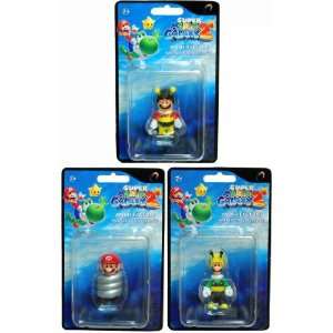  Super Mario Galaxy 2 Mini Figures Set Of 3 Toys & Games