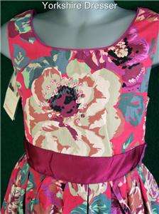 New Stunning MONSOON Pink Floral Sequin NINA Party Bridesmaid Dress 