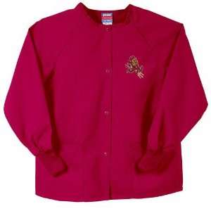   State Sun Devils NCAA Nursing Jacket (Crimson): Sports & Outdoors