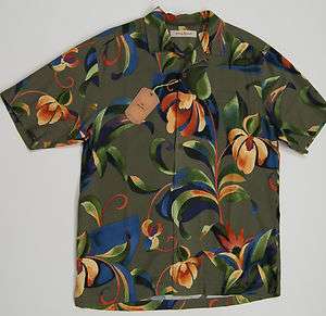   Sahara Blooms Short Sleeve Shirts   Olive Branch NEW NWT $118  