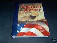 The American Journey Glencoe 8th grade 2000 USED 9780028216850  