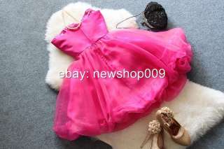   Johnson Front Ribbon Organza Party Prom Dress Pink US Size 2 4 6 8