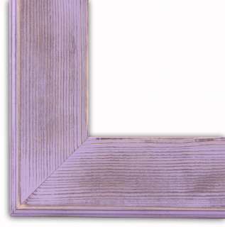 Ashley Lilac Picture Frame Solid Wood New Distressed  