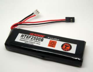 RC 7.4V 2500mAh 12FZ Futaba Li polymer Lipo Battery Remote control 