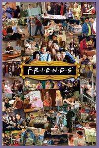 FRIENDS TV SHOW POSTER MONTAGE OF PICTURES COLOR  