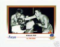 1991 KAYO WILLIE PEP ~ ALL TIME GREAT BOXING CARD L@@K!  