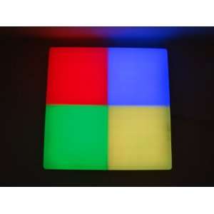   Design Wandleuchte Panel RGB Beleuchtung Color 50 x 50 cm mit 432 LEDs