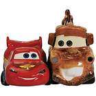 Tow Mater & Lightning McQueen Salt Shaker Set Figurine Pixar Cars 