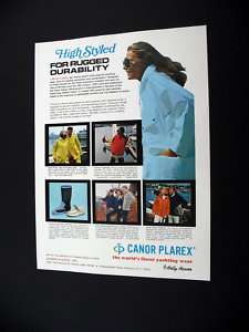 Canor Plarex Yachting Sailing Wear Clothing 1972 Ad  