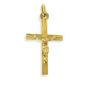 Goldenes Kreuz mit Corpus Christi 14 Karat 585 (Art.203054) GRATIS 