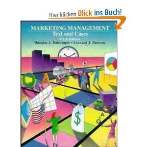 Marketing Management: Text and Cases: .de: Douglas J. Dalrymple 