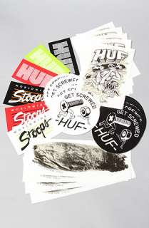 HUF The Spring12 Sticker Pack in Assorted Colors  Karmaloop 