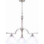    Wave Collection 3 Light 81 1/2 in. Hanging Brushed Nickel 