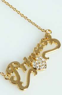 Disney Couture Jewelry The Princess Nameplate Necklace  Karmaloop 