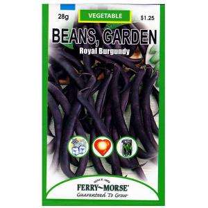   28 Gram Royal Burgundy Garden Beans Seed (1802) from The Home Depot