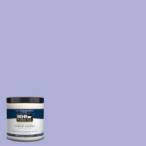 BEHR Premium Plus 8 oz. Pixie Violet Interior/Exterior Paint Tester 