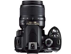 Nikon D40 SLR Digitalkamera Double Zoom Kit schwarz  Kamera 