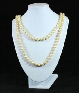 Vintage 8mm Opera Length Fresh Water Pearl Necklace Jewelry 58  