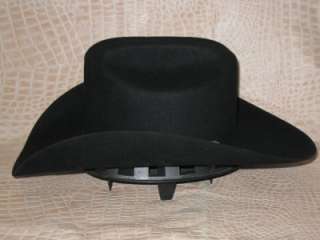 Stetson Lariat Black 3X Beaver Fur Felt Cowboy Hat  