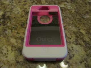 OtterBox iPhone 4 4S Defender Series White/Pink Otter Box   FREE 