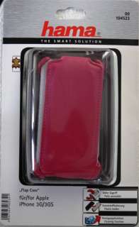 Hama Flap Case Handytasche pink für Apple iPhone 3G 3GS  