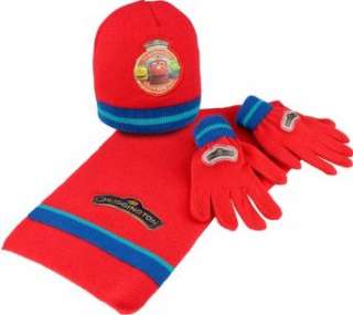 Winterset Chuggington Mütze,Handschuhe,Schal rot 420022  