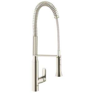   Pro Pull Down Kitchen Faucet in Supersteel 32951DC0 at The Home Depot