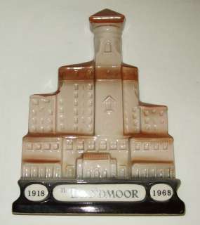 VINTAGE JIM BEAM THE BROADMOOR 1918   1968 MADE BY C.MILLER IN 1968 