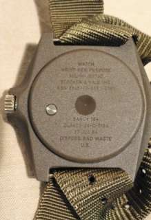 1984 US Military Issue H3 SANDY 184 Watch   in Box   Rare find 