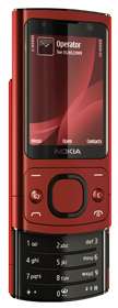   slide Handy (UMTS, GPRS, Bluetooth, Kamera mit 5 MP, Musik Player) red