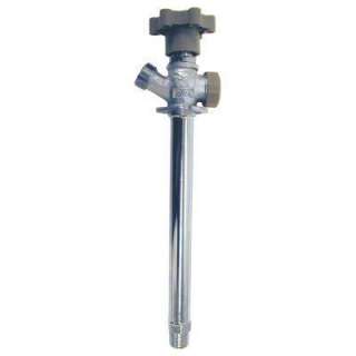in. x 8 in. Chrome Plated Brass Anti Siphon Frost Free Quarter 