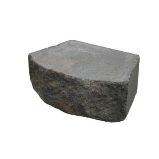 Basalite 16 in. Retaining Wall   Tan/Charcoal 100027553 at The Home 