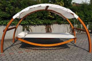 Garten Lounge Liege Sonnenliege Doppelliege Hartholz  