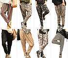 2012 Fashion Womens Lady Leopard Casual Loose Drape Harem Pants Hip 