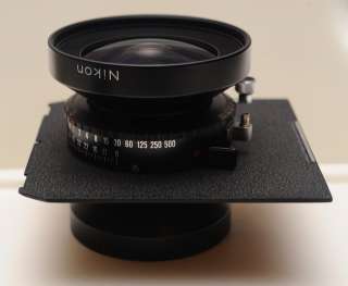 NIKON 90mm f/8 SW Nikkor Lens 90 F8 Copal #0 Shutter 4x5 5x7 Large 