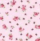 100% COTTON FABRIC BY METRE ♥ ROSES HEARTS FLORAL SHA