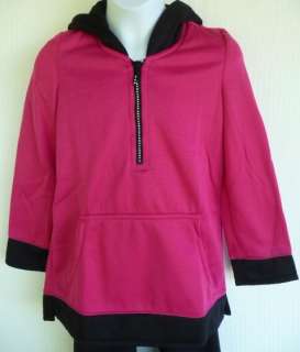 Girls Plus & Regular Size Pink Blue Jacket Sweatshirt HOODIE BLING 